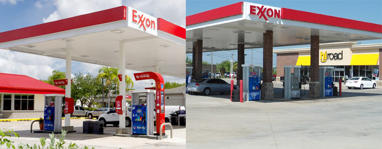 Nearest exxon gas station near me info